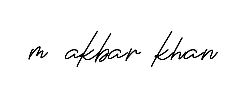 M-akbar-khan signature