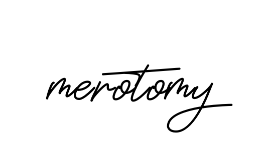 Merotomy signature