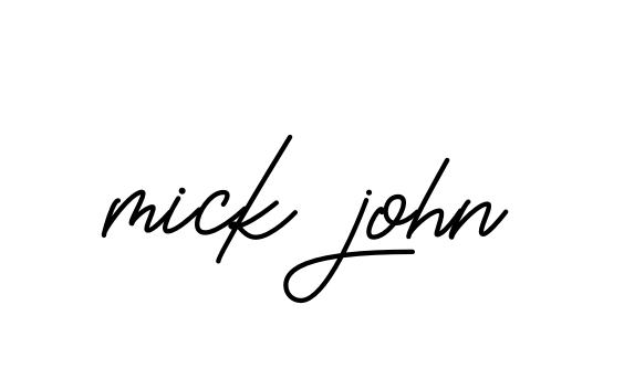Mick-john signature