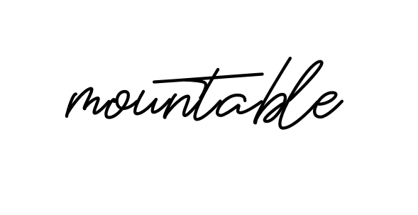 Mountable signature