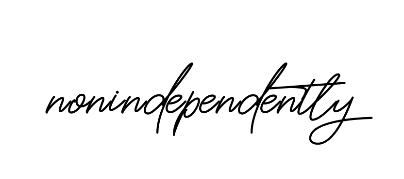 Nonindependently signature