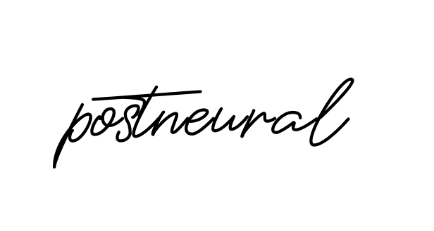 Postneural signature