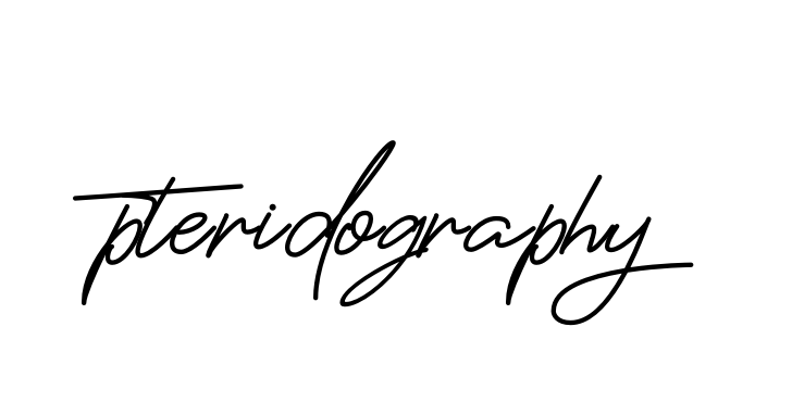 Pteridography signature