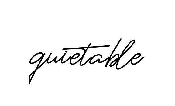 Quietable signature