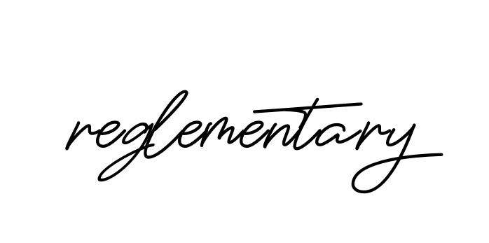 Reglementary signature