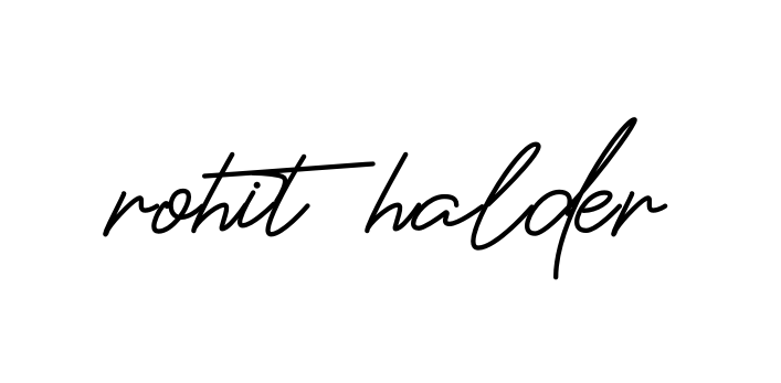 Rohit-halder signature