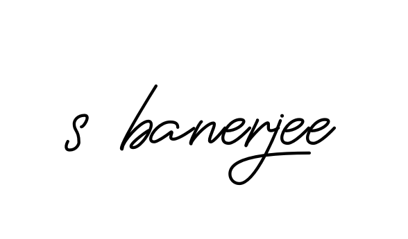 S-banerjee signature