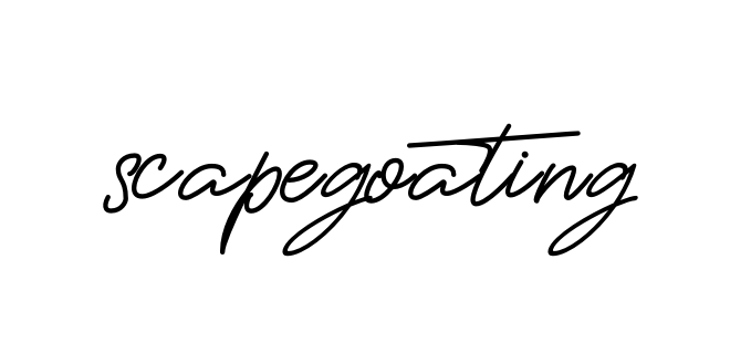 Scapegoating signature