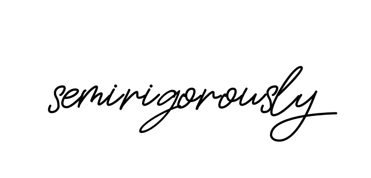Semirigorously signature