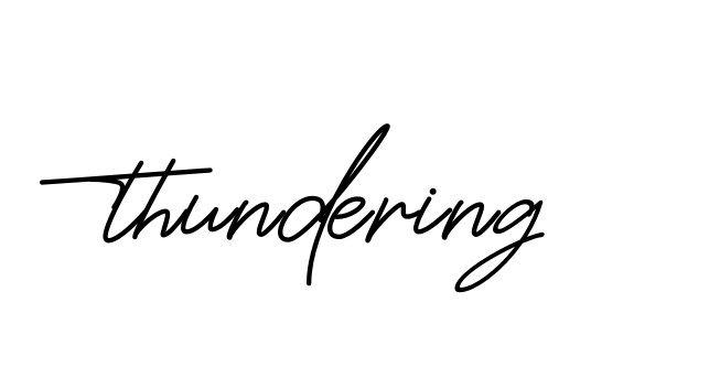 Thundering signature