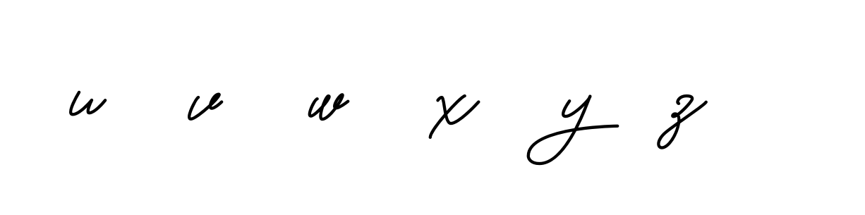 U--v--w--x--y--z-- signature