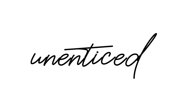 Unenticed signature