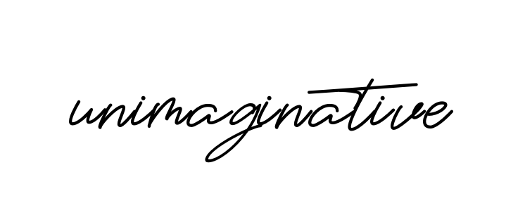 Unimaginative signature
