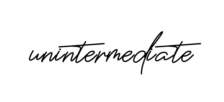 Unintermediate signature