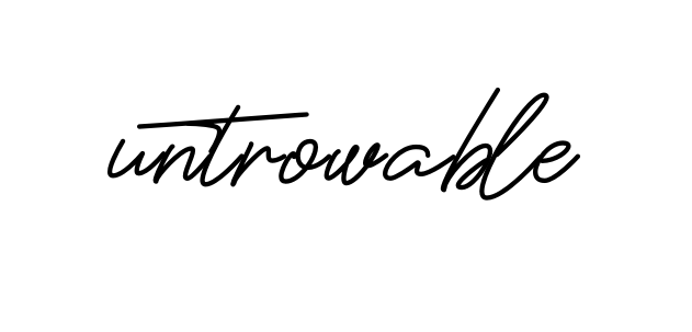Untrowable signature