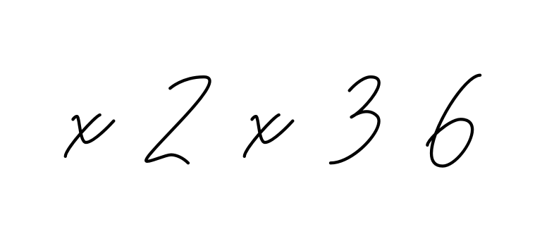 X-2-x-3-6 signature