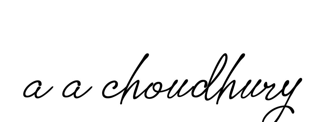 A-a-choudhury signature
