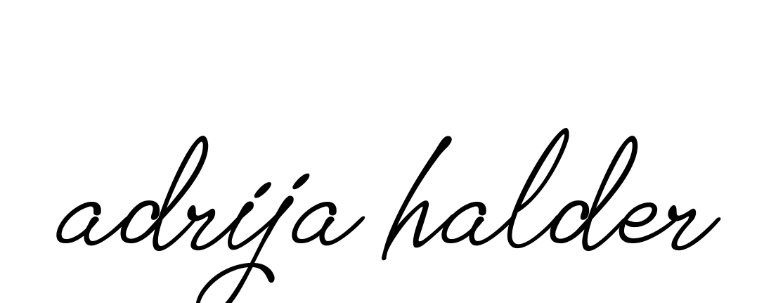 Adrija-halder signature