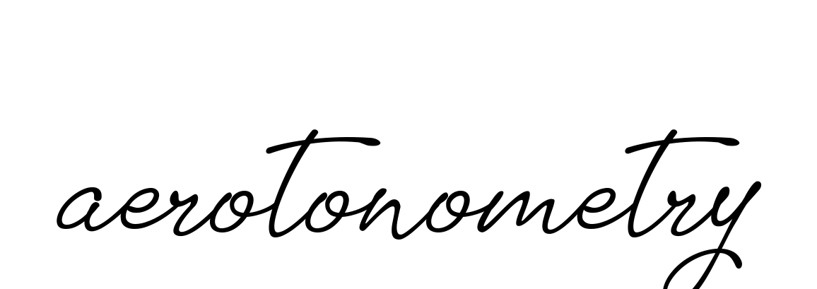 Aerotonometry signature