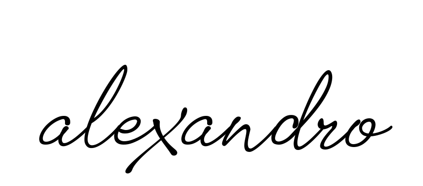 Alexandro signature