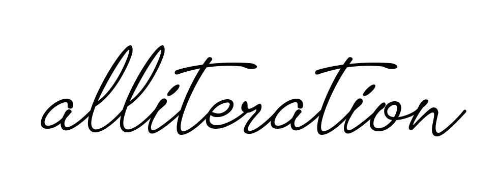 Alliteration signature