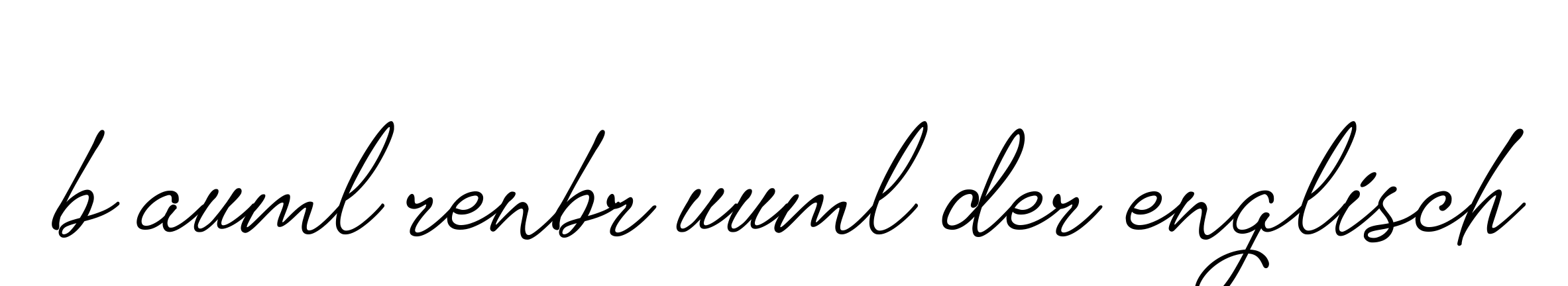 B-auml-renbr-uuml-der-englisch signature