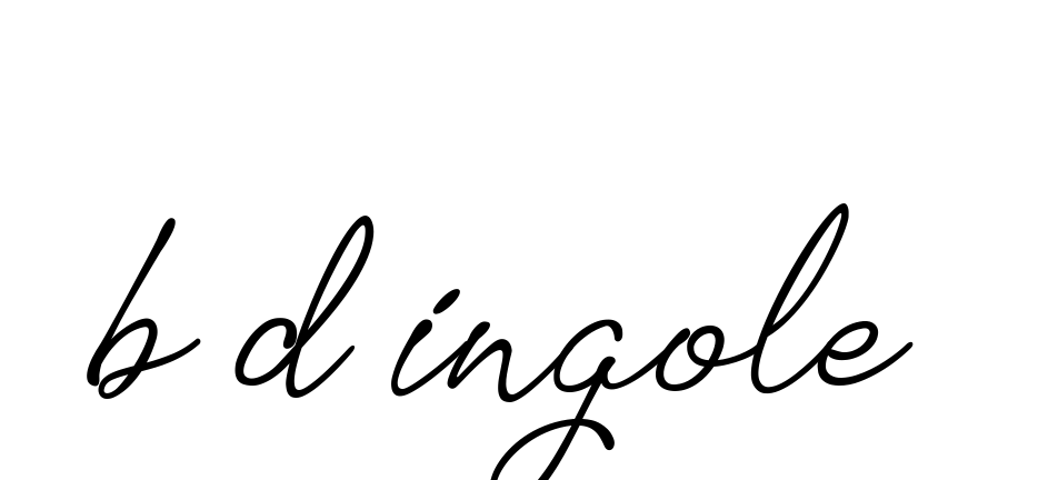 B-d-ingole- signature