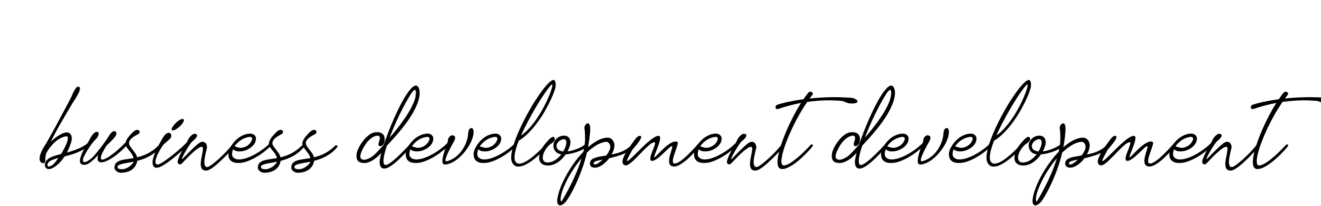 Business-development-development signature
