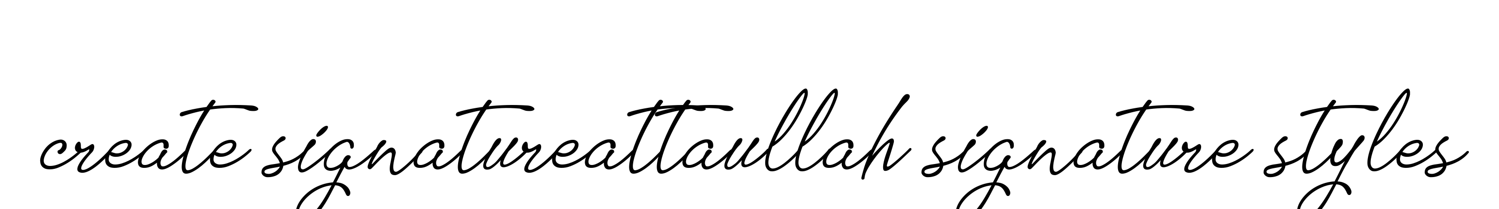 Create-signatureattaullah-signature-styles signature