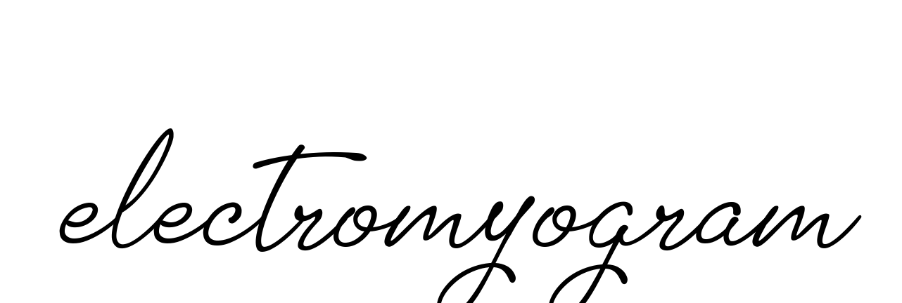 Electromyogram signature