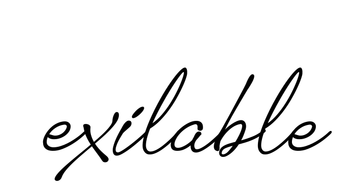 Exilable signature