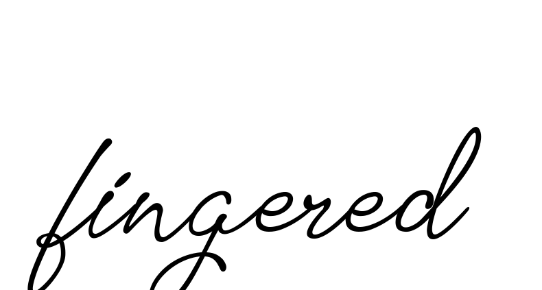 Fingered signature