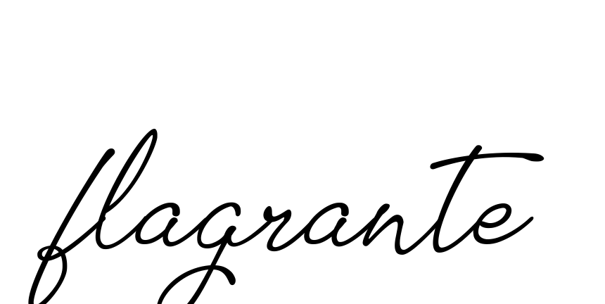 Flagrante signature