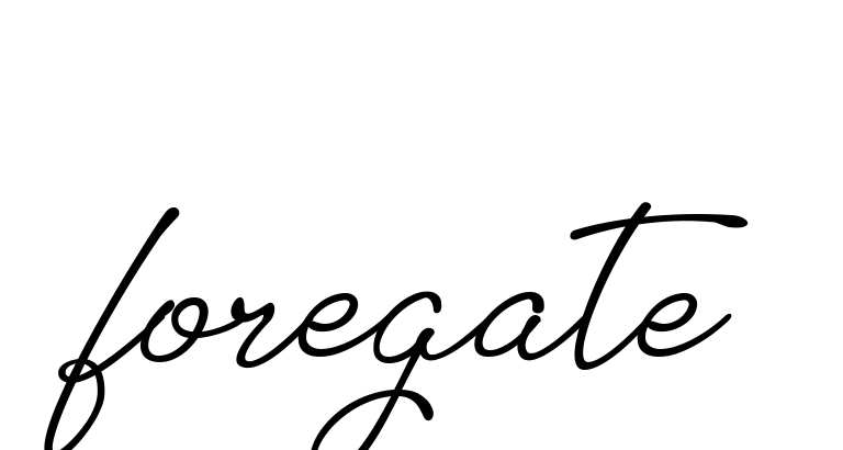 Foregate signature