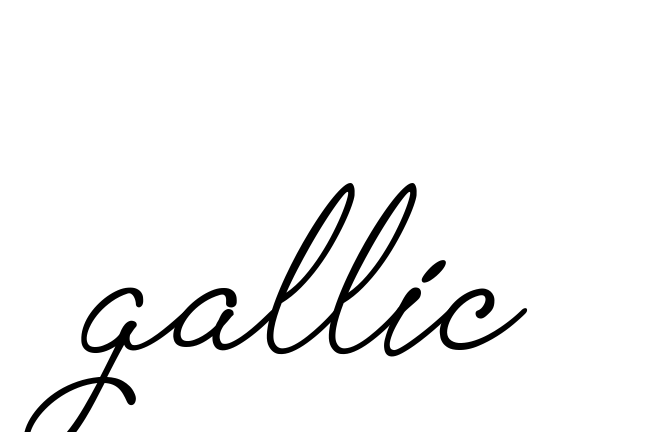 Gallic signature