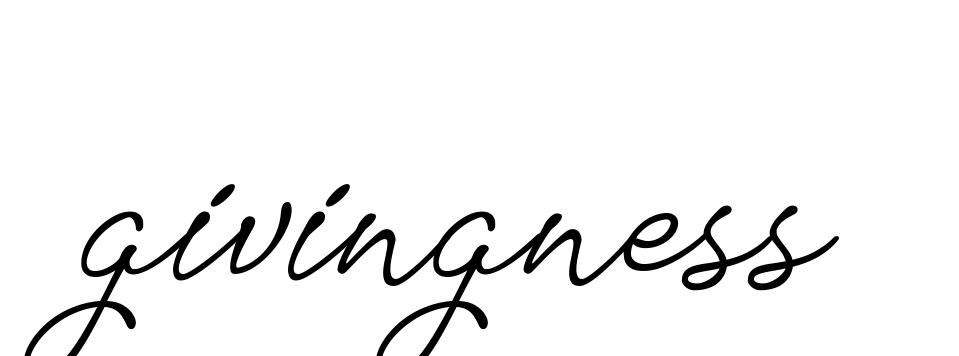 Givingness signature
