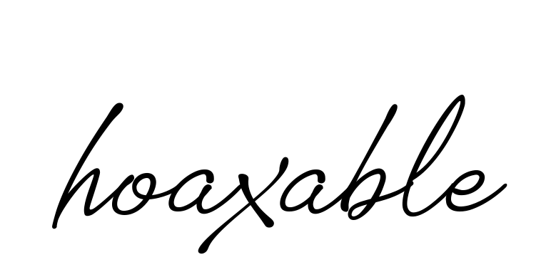 Hoaxable signature