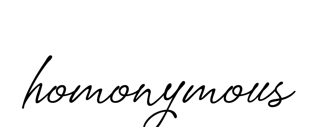 Homonymous signature