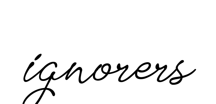 Ignorers signature