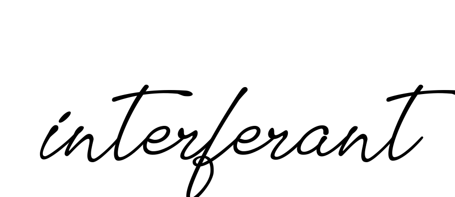 Interferant signature
