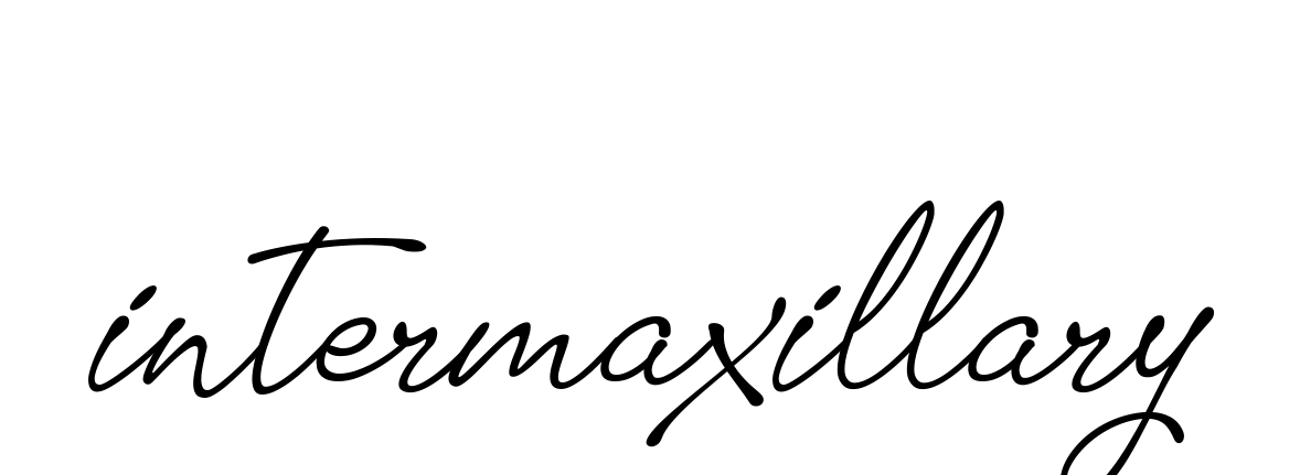Intermaxillary signature