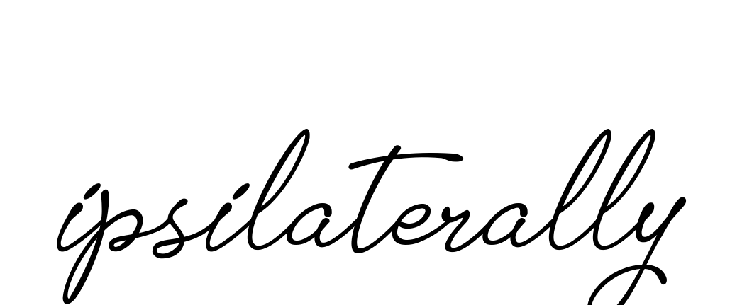 Ipsilaterally signature