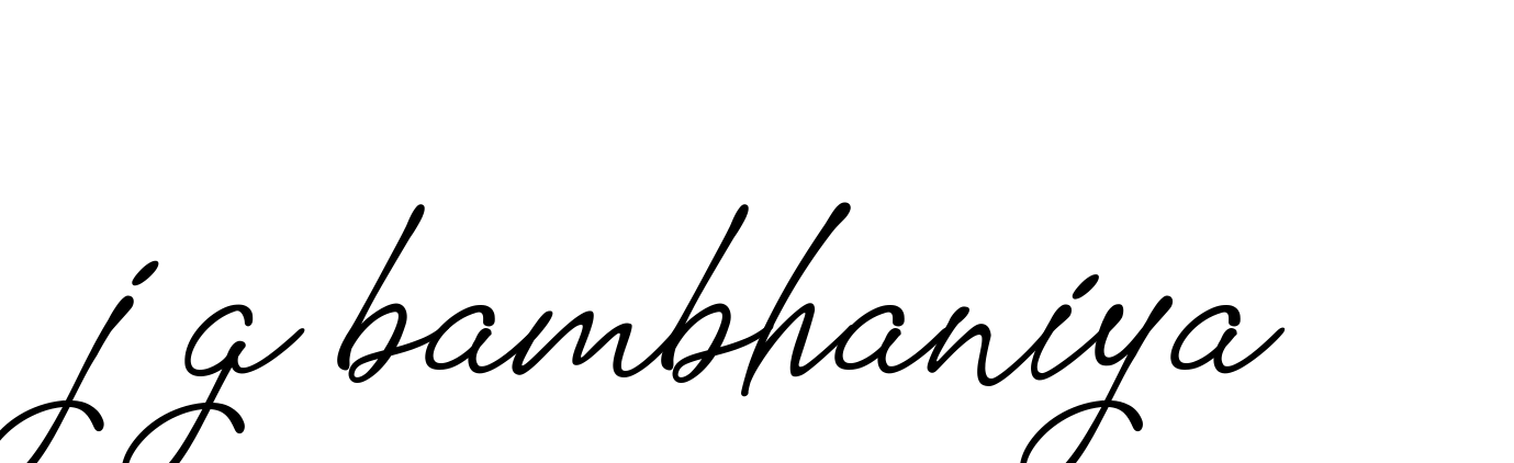 J-g-bambhaniya- signature