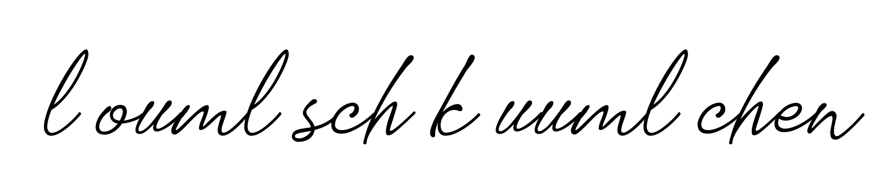 L-ouml-sch-k-uuml-chen signature