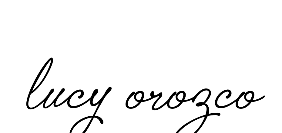 Lucy-orozco signature