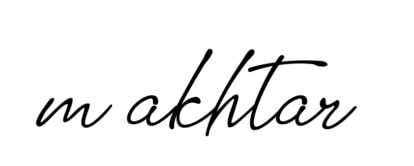 M-akhtar- signature