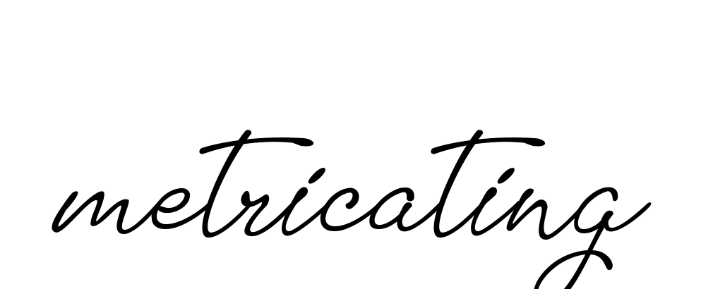 Metricating signature
