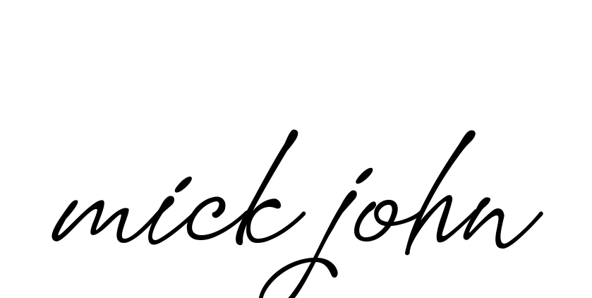 Mick-john signature