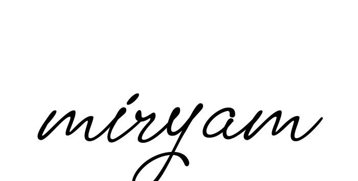 Miryam signature