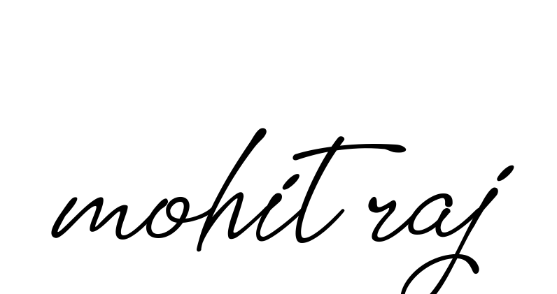 Mohit-raj signature